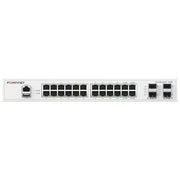 Fortinet FS-124F Switch Ethernet Gestito L2 24 Porte Gigabit 4 SFP+ Rack Mount 1U colore Bianco