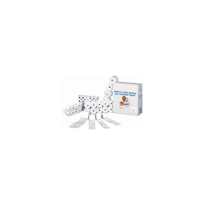 Rotomar FSRTOBPA57530 Rotoli Carta Termica per Registratori di Cassa BPA Free 55 g-mq 57,5mm x 30mt Ø50mm Confezione 10 pezzi colore Bianco