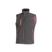 U-Power WFU188GF Universe Lady Gilet Softshell Impermeabile Antivento Fodera Micropile Multitasche colore Grigio Fucsia