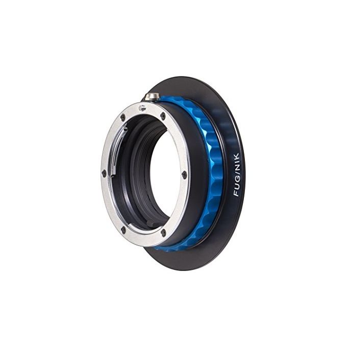 Novoflex FUG-NIK Adattatore Obiettivo Nikon F a Fujifilm G-Mount GFX Messa a Fuoco Manuale colore Nero