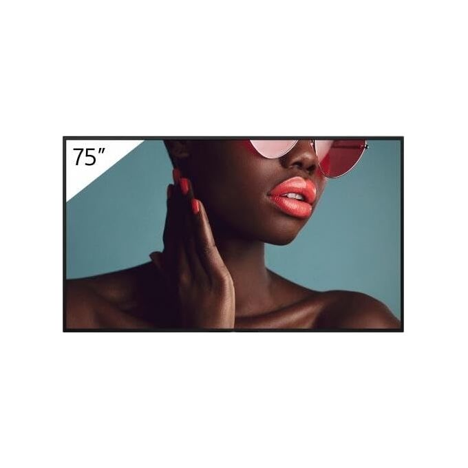 Sony FW-75BZ40L Visualizzatore di Messaggi Pannello Piatto per Segnaletica Digitale 75'' 4K Ultra HD Wi-Fi Android 700 cd-m² 24-7 colore Nero