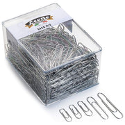 Leone Dell'Era FZ500GMIX Gran Mix Fermagli Zincati Assortiti 500 pz 6 misure filo zincato ritrafilato colore Zinco Brillante