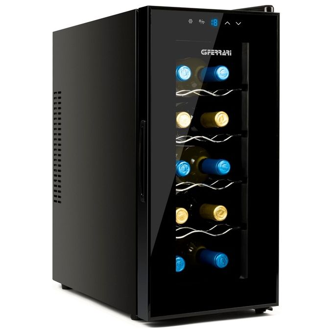 G3 Ferrari G90047 Riservetta 10 Cantinetta Termoelettrica 10 Bottiglie 28 L Doppia Peltier 35 dB Classe E Display LED colore Nero