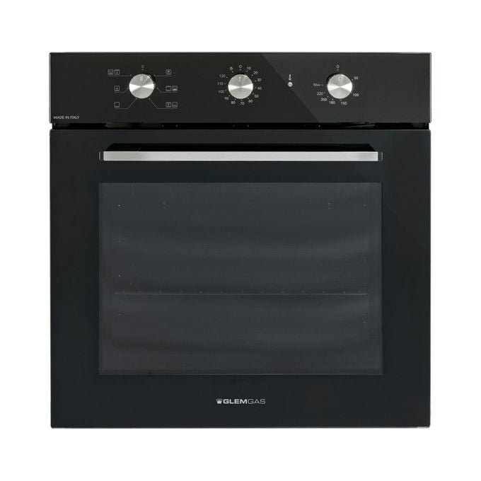 Glem GFX62BK-S3 Forno da incasso multifunzione 64 L Classe A Ventilato Grill colore Nero (59.7x54.3x59 cm)