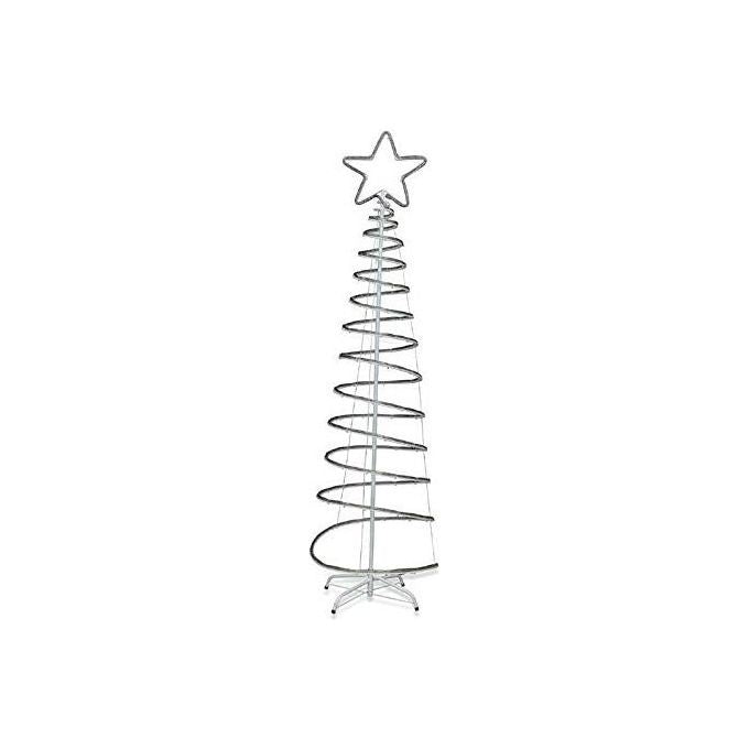 Galileo CASA 2197500 Albero a Spirale con Luci LED 240 LED 8 giochi di luce 15 m colore Bianco e Blu