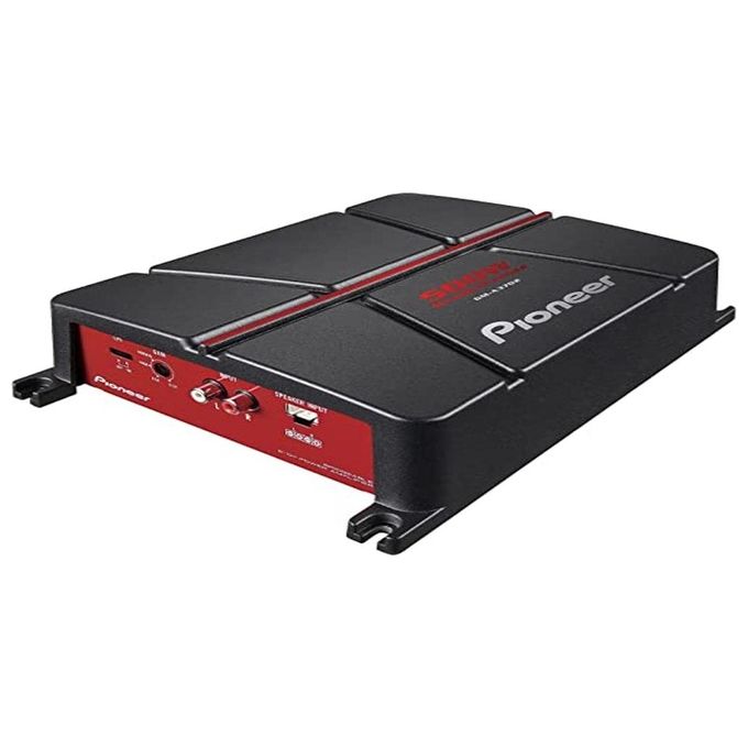 Pioneer GM-A3702 Amplificatore Auto 2 Canali Classe A-B 500W max 2x95W 95 dB SNR colore Nero Rosso
