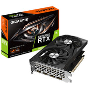Gigabyte GV-N3050WF2OCV2-8GD GeForce RTX 3050 WINDFORCE OC V2 Scheda video 8 GB GDDR6 128 bit 1792 MHz colore Nero Argento