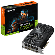 Gigabyte GV-N506TWF2OC-16GD GeForce RTX 5060 Ti WINDFORCE OC Scheda Grafica 16 GB GDDR7 128 bit 2587 MHz PCI Express 5.0 HDMI 2.1b DisplayPort 2.1b colore Nero