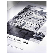 Hahnemühle HAH10643171 Photo Luster 260 Carta fotografica 260 g-m² finitura semi lucida 610 mm x 30 m colore Bianco
