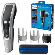 Philips HC5650-15 Serie 5000 Tagliacapelli 28 lunghezze 0,5-28 mm DualCut Trim-n-Flow autonomia 90 min colore Nero Argento