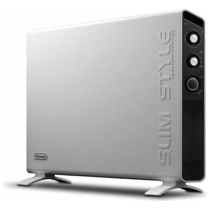 De'Longhi HCX3220FTS Slim Style Termoconvettore Elettrico 2000W 3 Livelli Timer 24H colore Nero