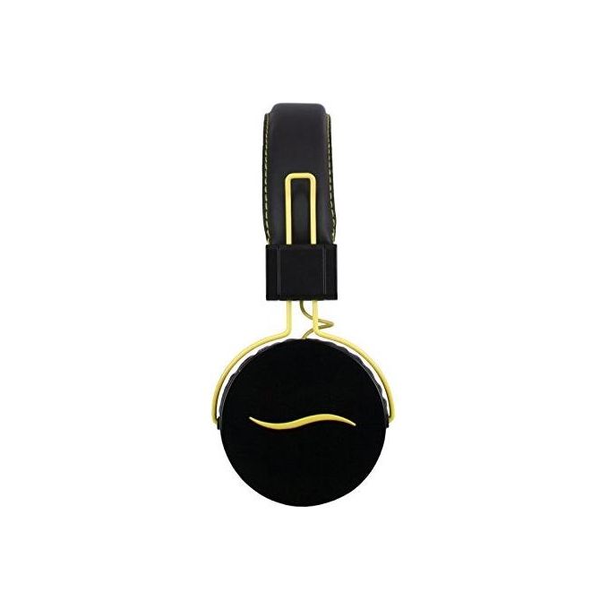 Hi-Fun HFHIDEEJAY-BYE Hi-Deejay Cuffie a Padiglione con Microfono 32Ω 105 dB Jack 3.5 mm colore Nero Giallo