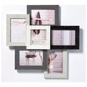Walther design HO555M Galleria In Legno Per 6 Foto 5x13x18 1x13x13 cm colore Multicolore