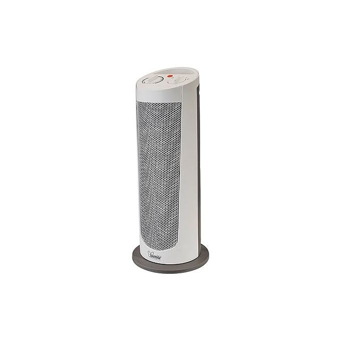 Bimar HP129 Termoventilatore PTC a Colonna 2000W con Termostato Regolabile e Oscillazione Automatica colore Bianco