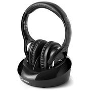 Meliconi HP600 PRO Cuffia TV Wireless a Padiglione RF 100 m Ingresso Ottico Digitale Base di Ricarica 8 h colore Nero