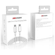 Hikvision HS-HUB-CBC2C Cavo USB-C USB-C 1m Ricarica Rapida 60W 3A Quick Charge 4.0 colore Bianco