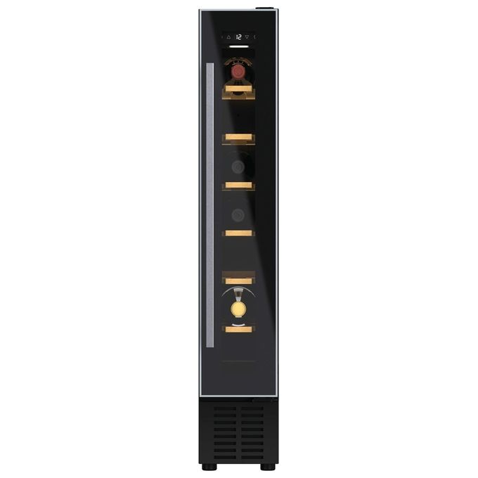 Hoover HWCB15-1 H-WINE 300 Cantinetta Vino da Incasso 7 Bottiglie 1 Zona Vetro Anti UV Classe G colore Nero