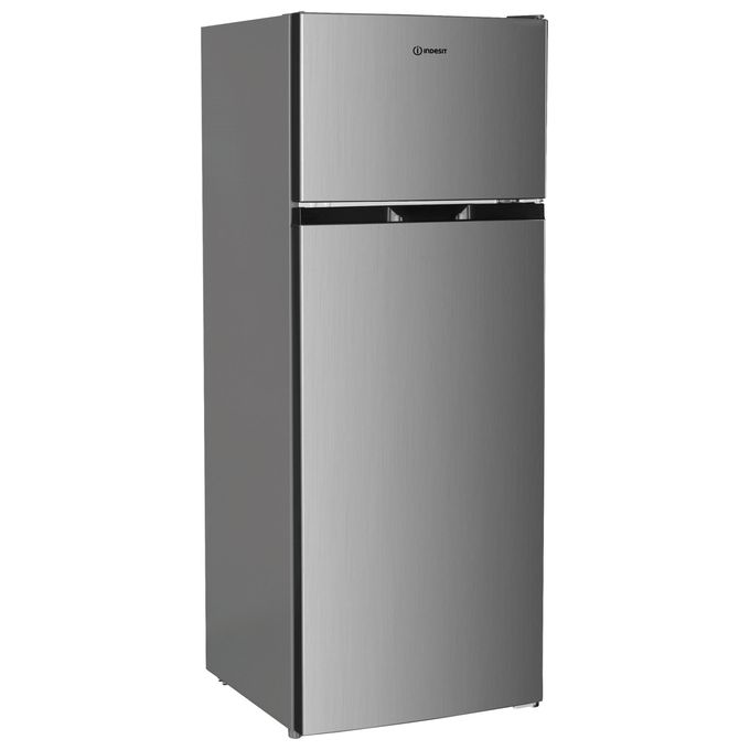 Indesit I55T0 412S Frigorifero Doppia Porta 206 L 143 cm Classe E 40 dB Statico colore Acciaio Inox