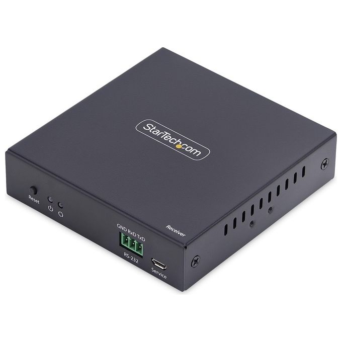 StarTech ricevitore HDMI AVoIP 4K 60Hz su rete IP, IH2006-HDMI-RX, senza driver, RS232, audio 3,5mm, metallo