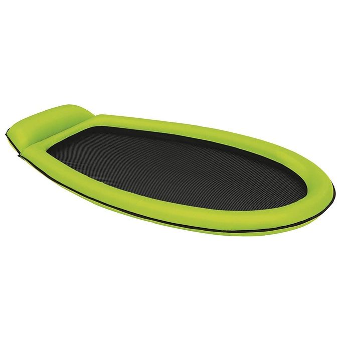Intex 58836EU Materassino Amaca Galleggiante PVC 178x94 cm Rete Traforata Cuscino Incorporato 2 Camere d'Aria colore Assortito