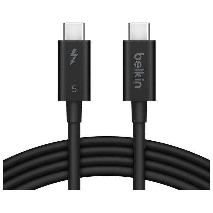 Belkin INZ005HQ1MBK Cavo Thunderbolt 5 1 m 120 Gbit-s 240 W colore Nero