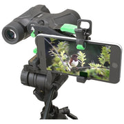Carson IS-200 HookUpz 2.0 Supporto per fotocamera e smartphone per telescopio adatto per oculari fino a 56 mm colore Nero