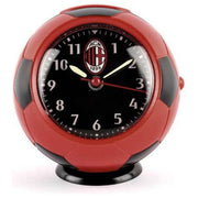 Lowell JA7082MI1 Sveglia al Quarzo Analogica AC Milan Design Pallone Snooze Luce colore Rosso Nero