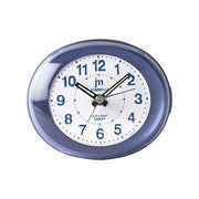 Lowell 6831717 Just a Minute Sveglia al Quarzo Analogica Movimento Silenzioso Continuo Illuminazione Snooze colore Azzurro
