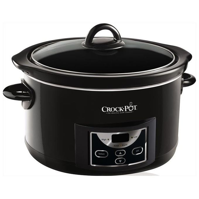 Crock-Pot JP0009 Lift and Serve Slowcooker 4,7 Litri Potenza 230W con coperchio a cerniera colore Nero