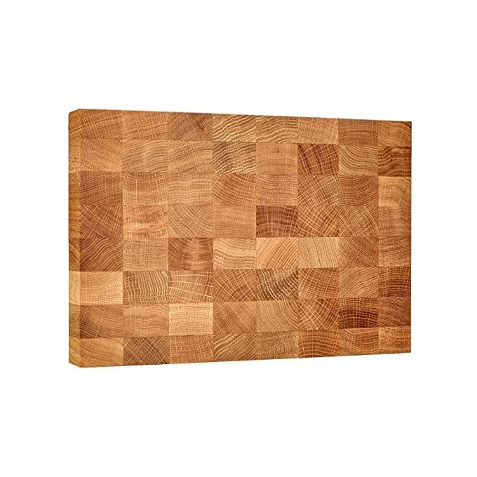 KAI DM-0795 Tagliere in Legno di Quercia con Piedini Antiscivolo 39 x 26 2 x 5 3 cm colore Legno