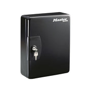 Master Lock KB-50ML Armadietto per Chiavi 50 Gancetti in Acciaio con Serratura a Chiave e Kit di Montaggio colore Nero