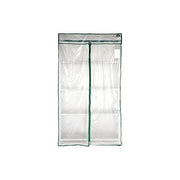 Bizzotto KIS100 Cappottina in Nylon Trasparente per Scaffale 100x40x188 cm Protezione Intemperie Cerniera