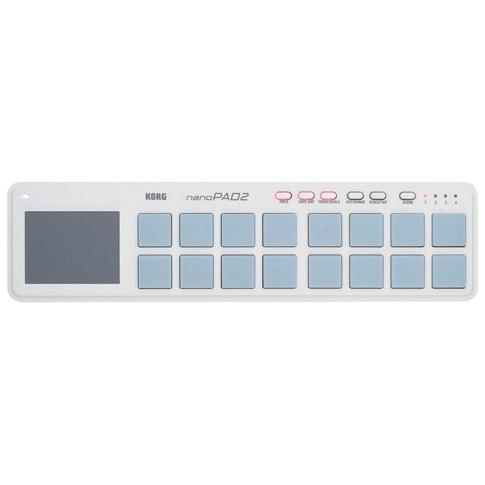Korg KRNANOP2W nanoPAD2 Processore di effetti Concerto Studio colore Bianco