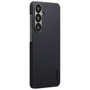 Pitaka KS2501S Custodia Cover per Samsung Galaxy S25 Plus in Fibra Aramidica Ultra-Sottile 0.91 mm 21.29 g colore Nero