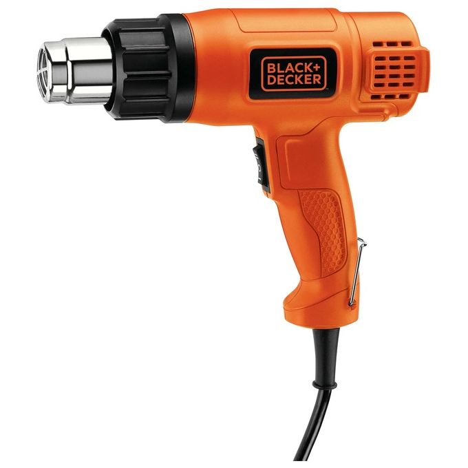 Black+decker KX1650 Pistola Termica Sverniciatore 1750W 2 temperature 460°C 600°C cavo 2m