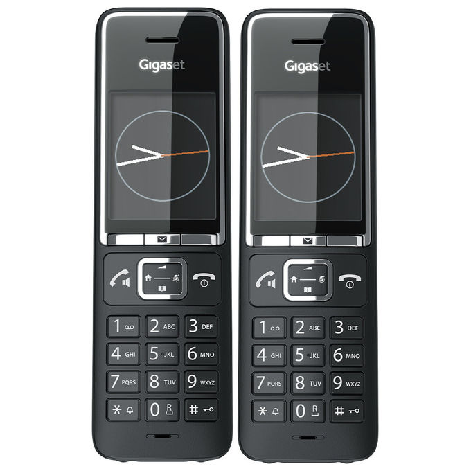Gigaset L36852-H3051-B104 COMFORT 550HX Duo Telefono analogico DECT con vivavoce e identificatore di chiamata colore Nero