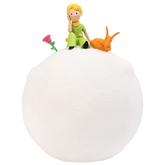 Grupo Erik LAMP005 Lampada Decorativa The Little Prince Luce Calda Alimentazione USB Type-C o Batterie AAA 3x colore Bianco