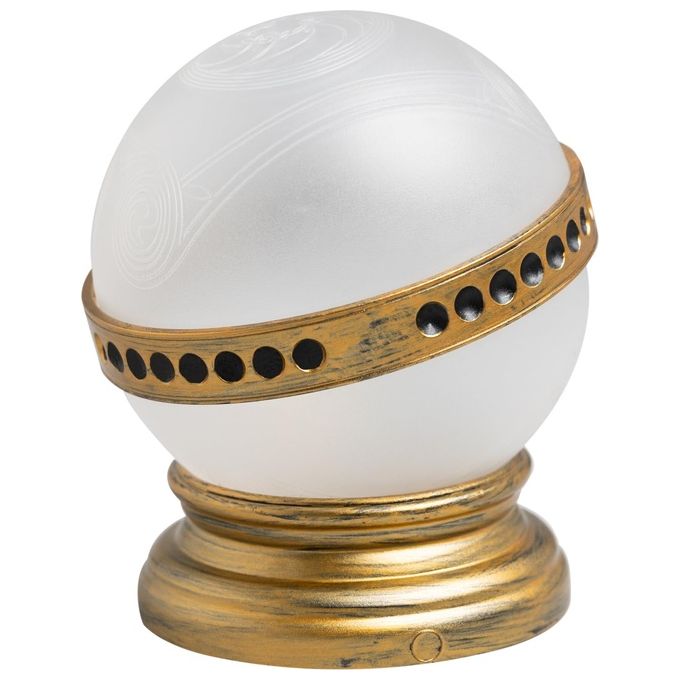 Grupo Erik LAMP009 Lampada Decorativa Ispirata alla Ricordella di Harry Potter Alimentazione USB-C o Batterie AAA Modalita' Luce Bianca e Rossa con Dimmer Touch colore Blu-Bianco