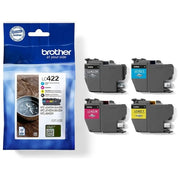 Brother LC422VAL Multipack Cartucce InkJet Originali Resa ~2200 Pagine Colore Nero Ciano Magenta Giallo