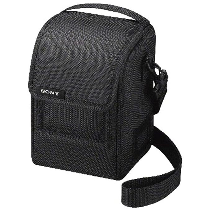 Sony LCS-FEA1 Custodia per Obiettivi Morbida 2 Scomparti Regolabili Materiale Oxford Tracolla Regolabile colore Nero