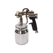 Walmec UR PLUS Aerografo Professionale con Serbatoio Inferiore 1000 cc in Alluminio Ugello 1,4 mm Pressione 3,0 - 3,5 bar colore Nero