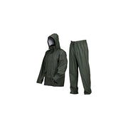 Issaline 2090002005 Completo Antipioggia Giacca e Pantalone Poliuretano PVC Poliestere Taglia XXL colore Verde