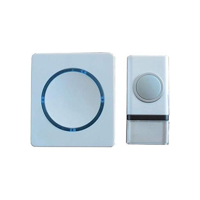 Bravo 45839 Campanello Wireless Plug In 220V 38 Suonerie Energia Cinetica Portata 100m
