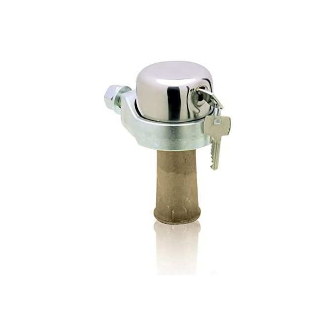 Yale Y170 Lucchetto a campana per serranda corpo in zama con corazza in acciaio inox gancio in acciaio cementato temprato 3 chiavi inclusi colore Nero