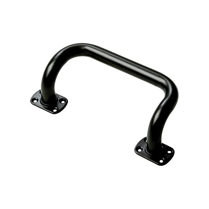 Comunello 678G Maniglione Tubolare Zancato per Portoni e Cancelli Acciaio Diametro 28 mm Lunghezza 280 mm colore Nero