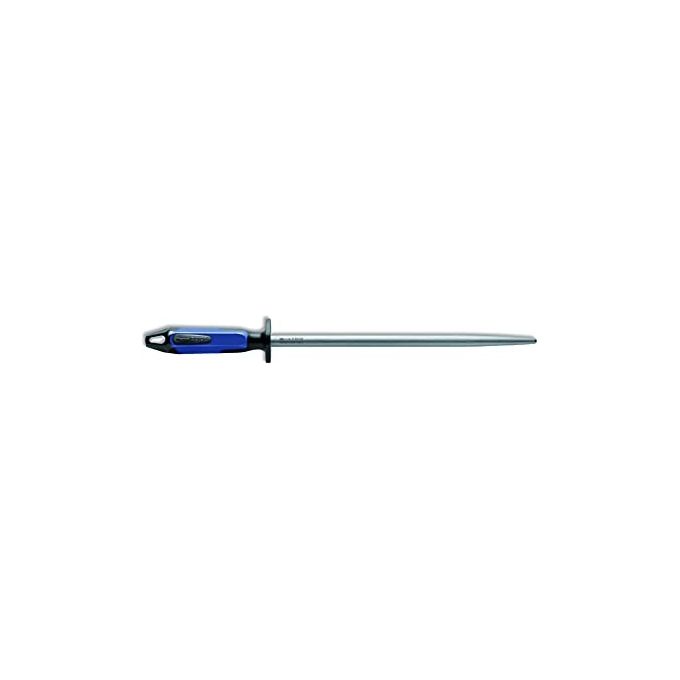Dick 73171300 Ergo Acciarino Tondo 30 cm affilatura Standardzug impugnatura ergonomica colore Blu Nero