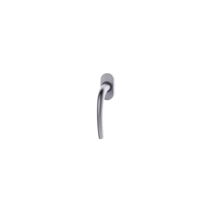 Ghidini 744578003 Maniglia Cremonese Ottone Cromato Satinato Milena DK40-35