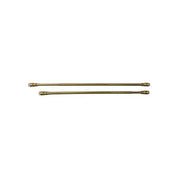Emmebi Sesamo Astine a Molla per Tende Bris Bris 30-40 cm coppia ottone colore Lucido