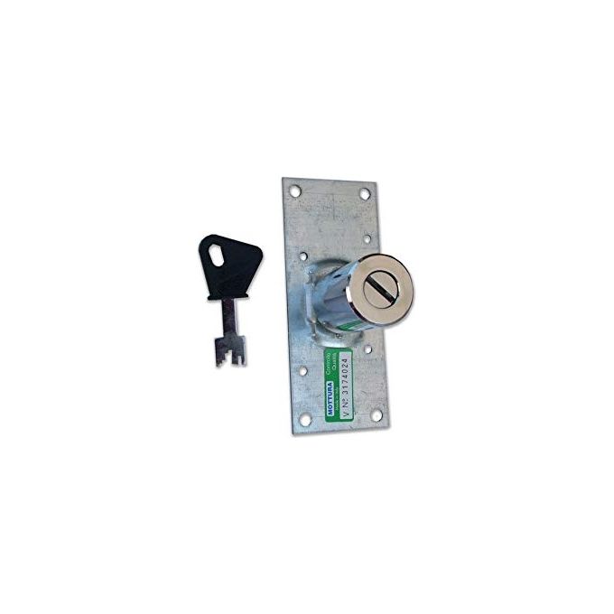 MOTTURA 14987 91266 Cilindro a pompa mm 34x50 per serrature 34.328 34.329 34.331 34.332 34.334 colore Cromato