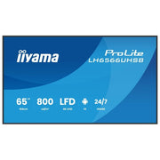Iiyama LH6566UHSB-B1AG Display per segnaletica digitale 65'' 4K UHD 800 cd-m² Android Wi-Fi 24-7 colore Nero